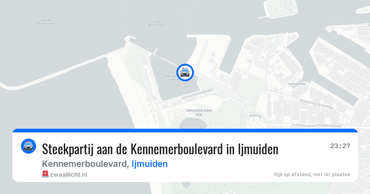 Steekpartij aan de Kennemerboulevard in Ijmuiden — 13 aug 2026