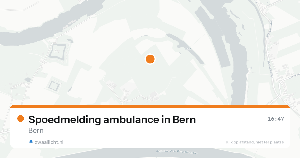 Spoedmelding ambulance in Bern — 17 aug 2026