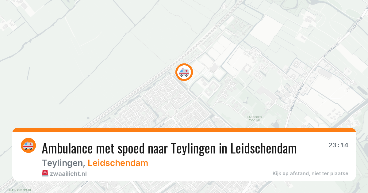 Ambulance met spoed naar Teylingen in Leidschendam — 29 mei 2026
