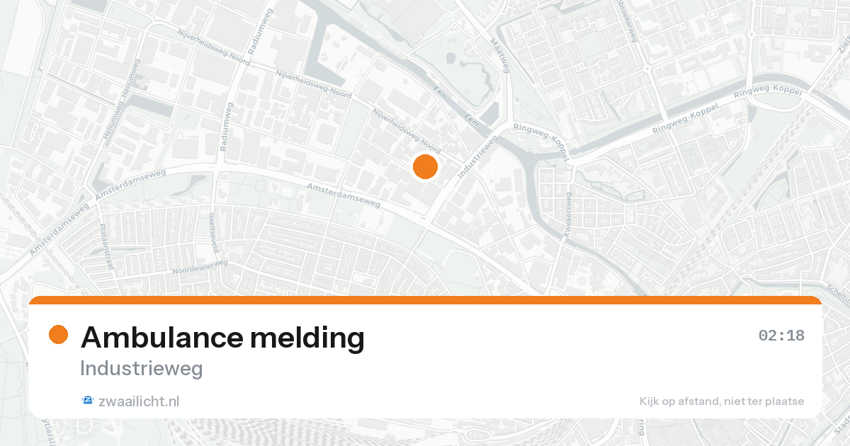 Ambulance melding — 8 jun 2026