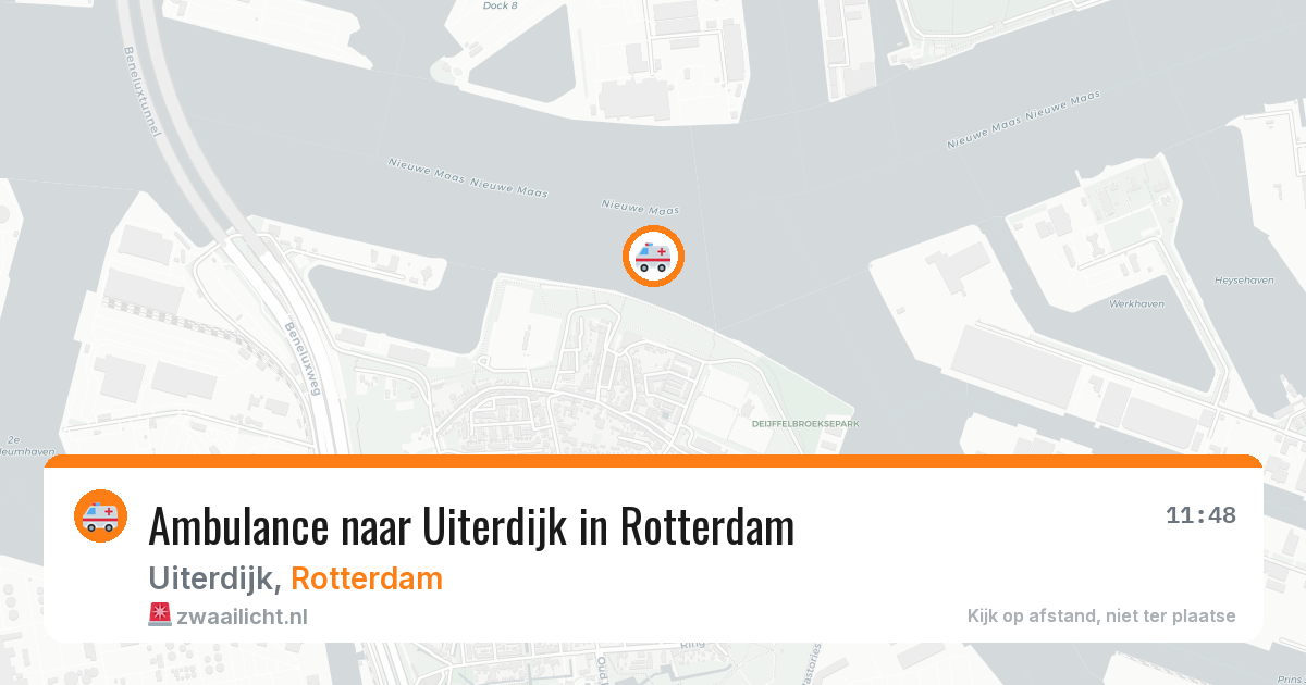 Ambulance naar Uiterdijk in Rotterdam — 29 jan 2026