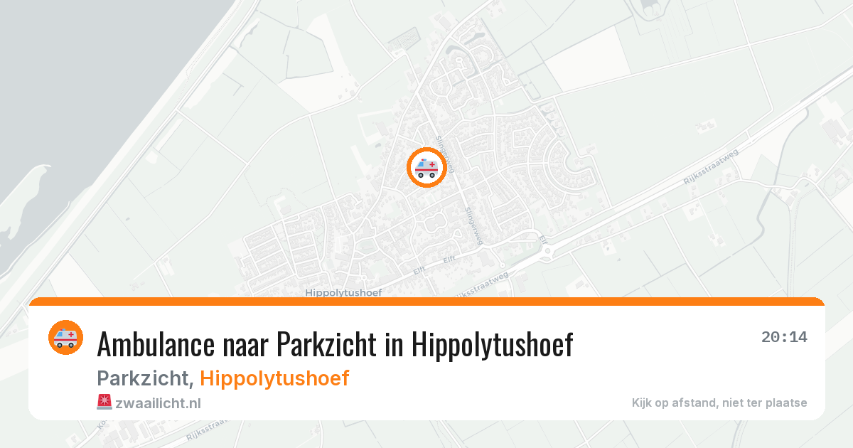 Ambulance naar Parkzicht in Hippolytushoef — 3 apr 2026