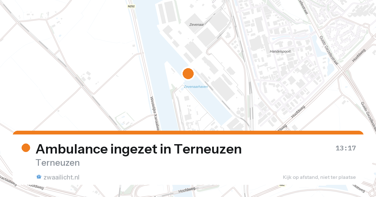 Ambulance ingezet in Terneuzen — 27 aug 2026