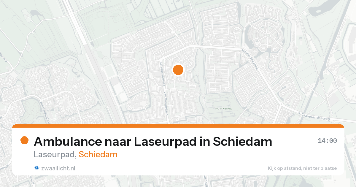 Ambulance naar Laseurpad in Schiedam — 30 jan 2026