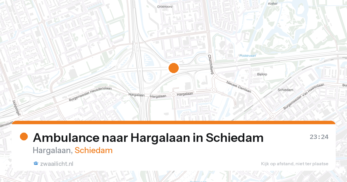 Ambulance naar Hargalaan in Schiedam — 31 jan 2026