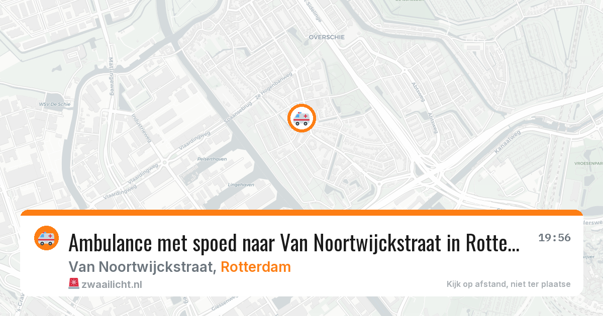 Ambulance met spoed naar Van Noortwijckstraat in Rotterdam — 30 mei 2026