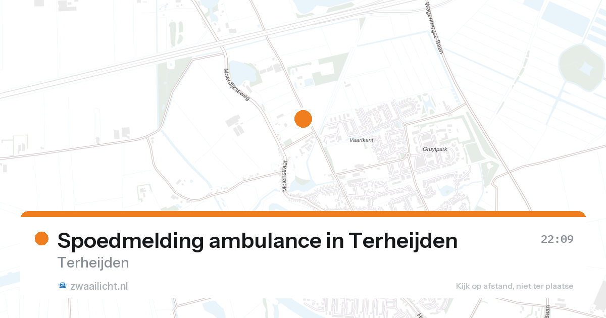 Spoedmelding ambulance in Terheijden — 25 aug 2026