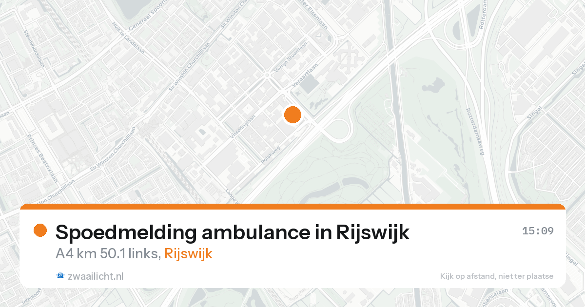 Spoedmelding ambulance in Rijswijk — 24 aug 2026