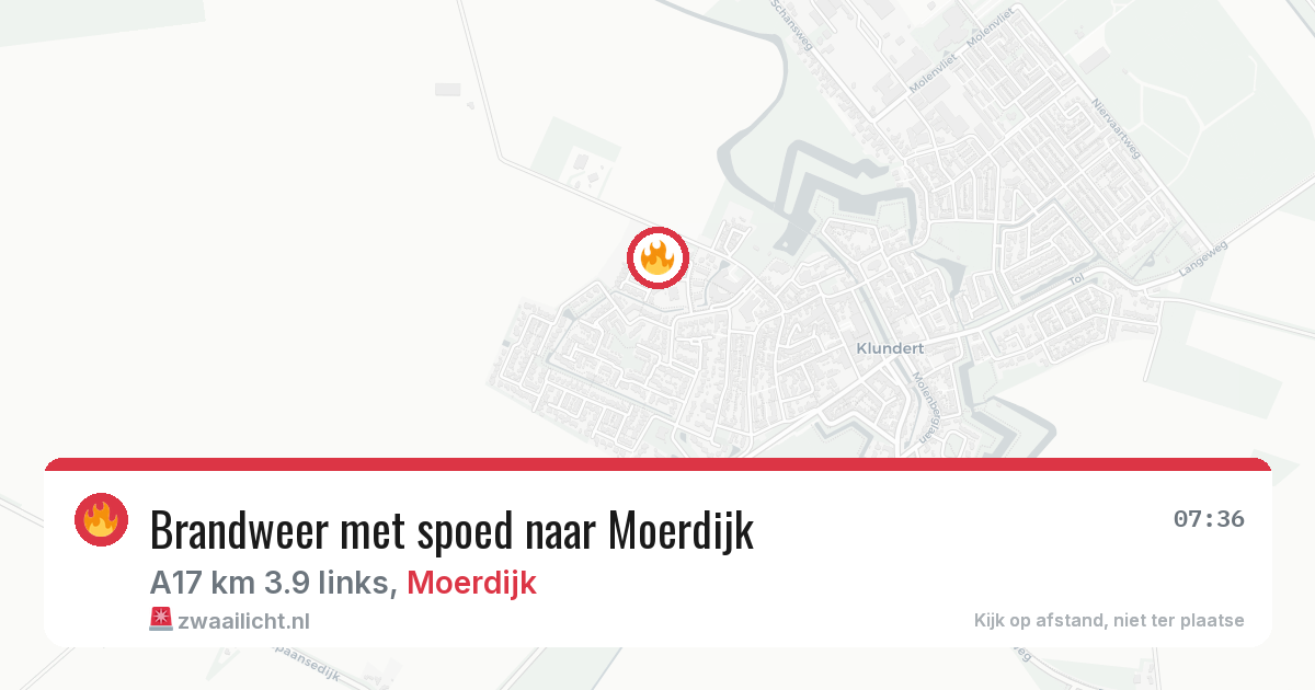 Brandweer met spoed naar Moerdijk — 9 feb 2026 | 🚨 Zwaailicht.nl