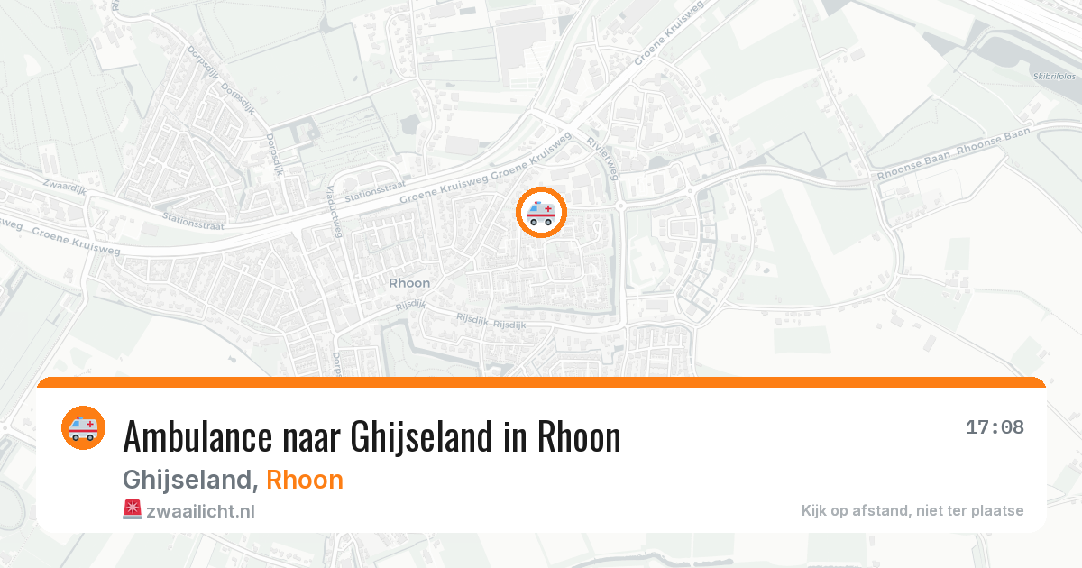 Ambulance naar Ghijseland in Rhoon — 29 jun 2026