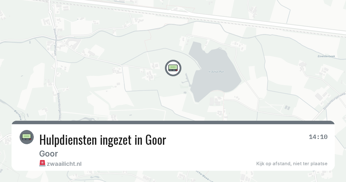Hulpdiensten ingezet in Goor — 31 jan 2026 | 🚨 Zwaailicht.nl