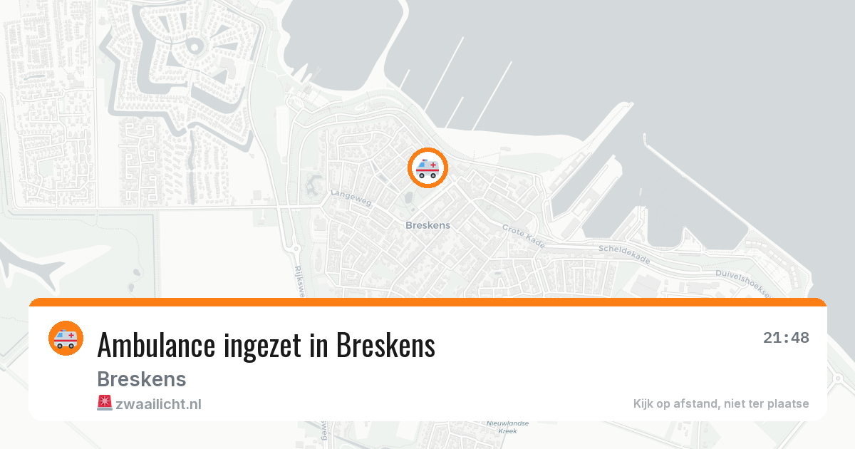Ambulance ingezet in Breskens — 3 aug 2026