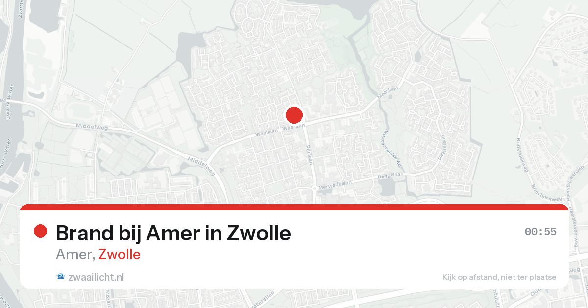 Brand bij Amer in Zwolle — 20 aug 2026