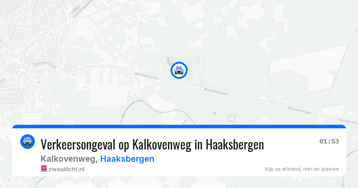 Verkeersongeval op Kalkovenweg in Haaksbergen — 15 mei 2026