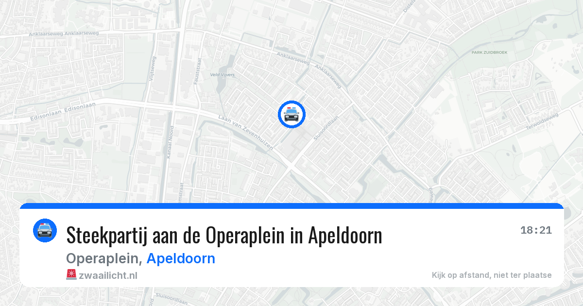 Steekpartij aan de Operaplein in Apeldoorn — 5 jun 2026