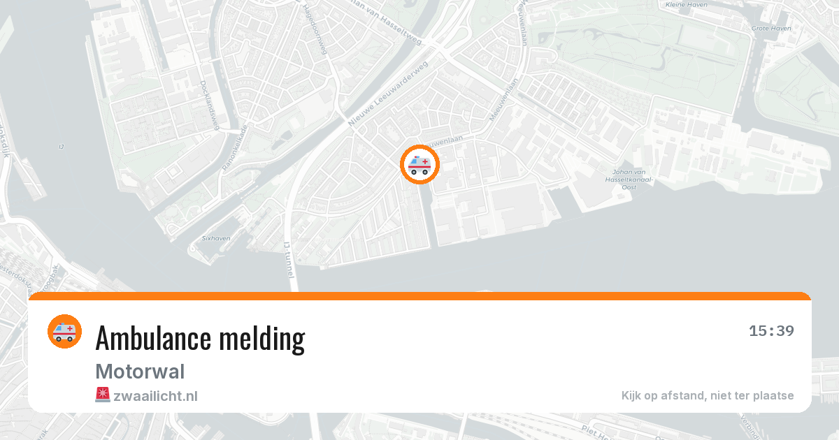 Ambulance melding — 4 apr 2026