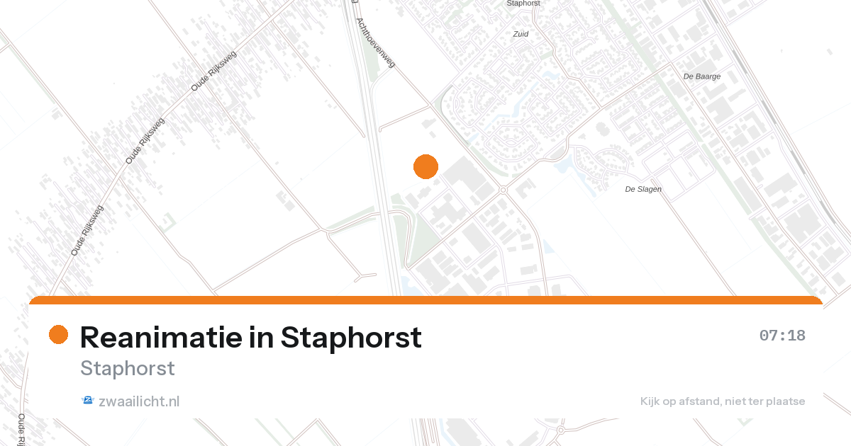 Reanimatie in Staphorst — 28 aug 2026