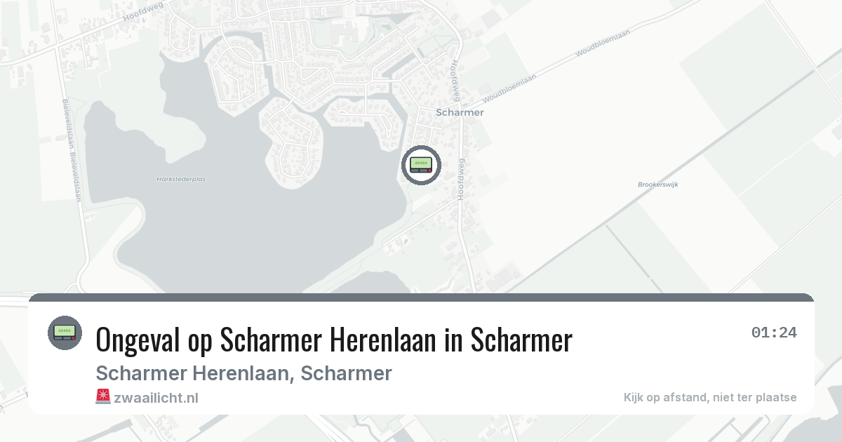 Ongeval op Scharmer Herenlaan in Scharmer — 30 jan 2026