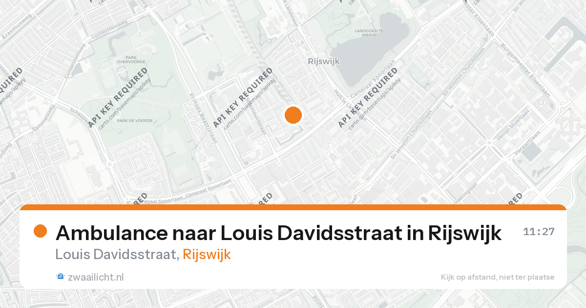 Ambulance naar Louis Davidsstraat in Rijswijk — 26 aug 2026