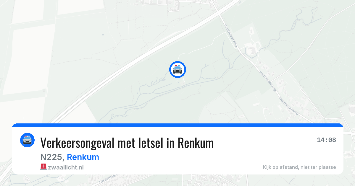 Verkeersongeval met letsel in Renkum — 17 mei 2026