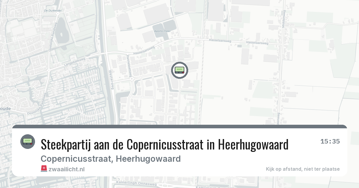 Steekpartij aan de Copernicusstraat in Heerhugowaard — 28 feb 2026