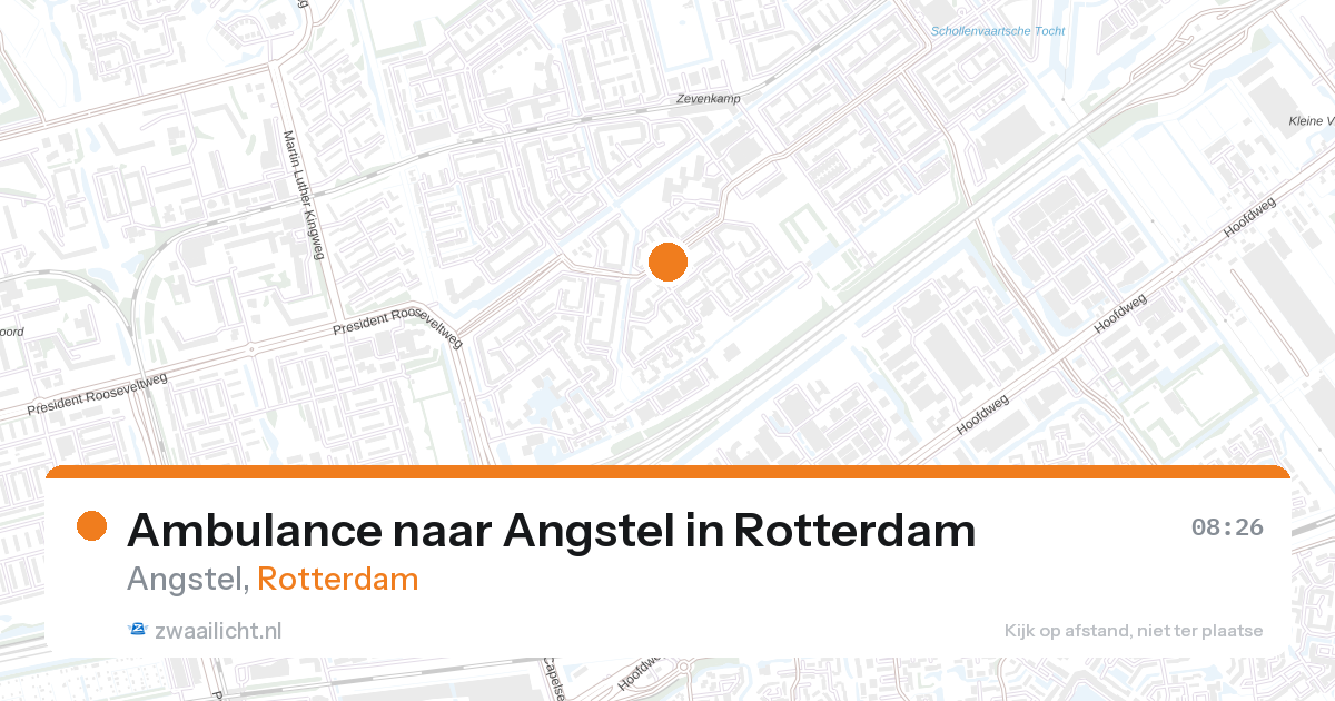 Ambulance naar Angstel in Rotterdam — 11 jun 2026