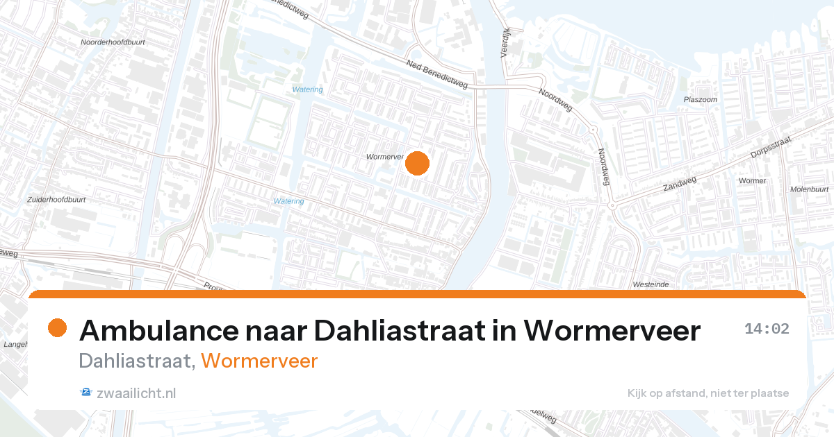 Ambulance naar Dahliastraat in Wormerveer — 12 jun 2026