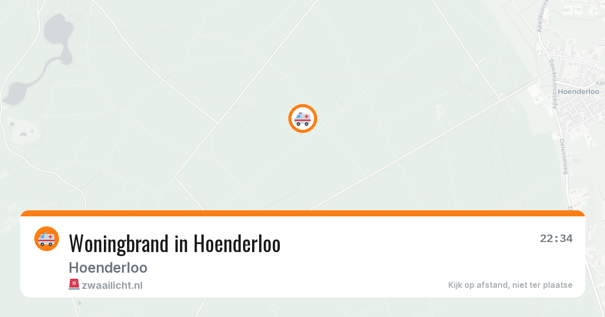Woningbrand in Hoenderloo — 19 mei 2026