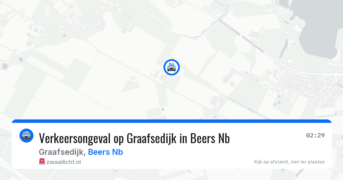Verkeersongeval op Graafsedijk in Beers Nb — 21 jun 2026