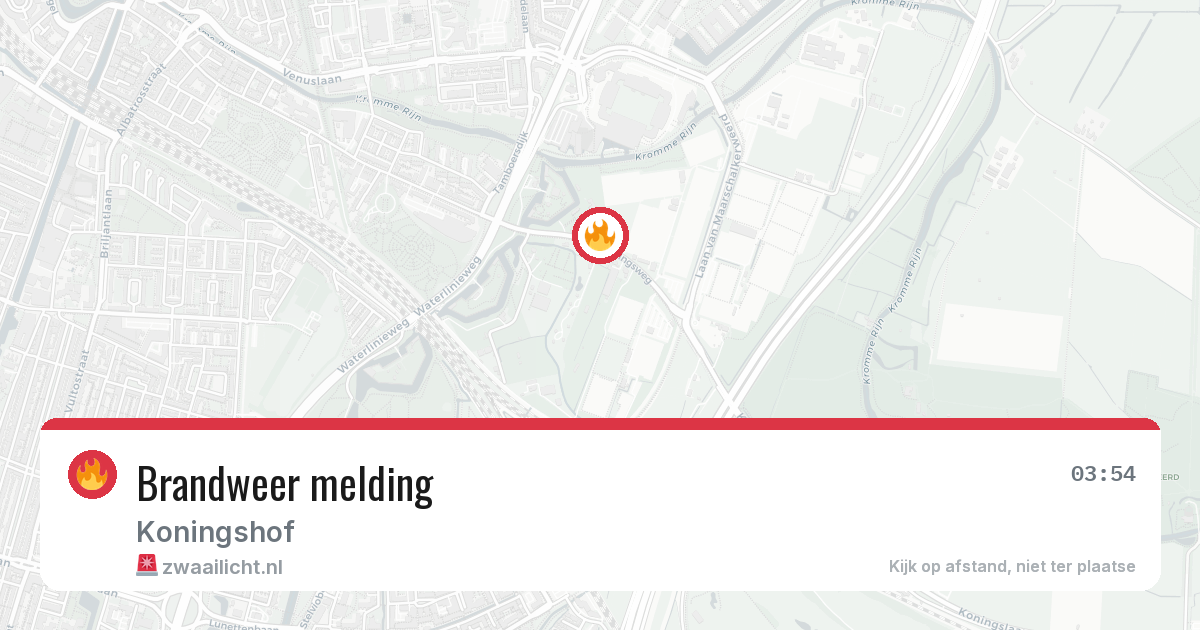 Brandweer melding — 28 jun 2026