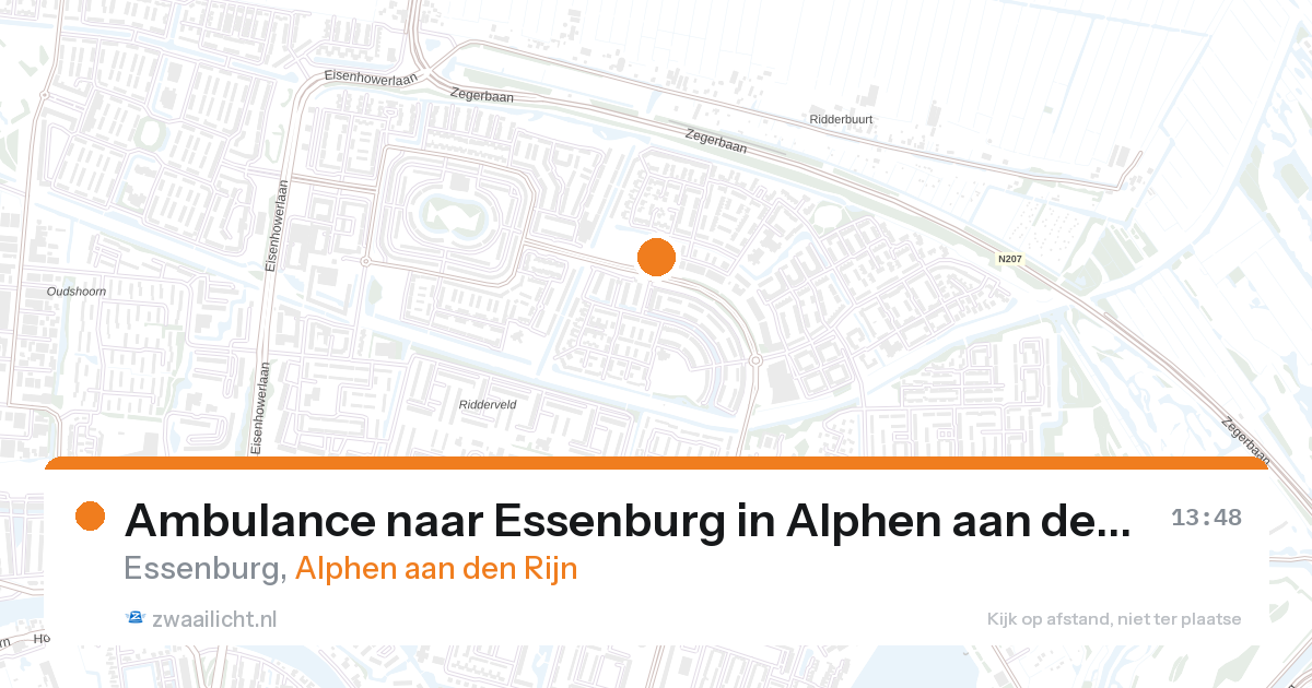 Ambulance naar Essenburg in Alphen aan den Rijn — 17 mrt 2026