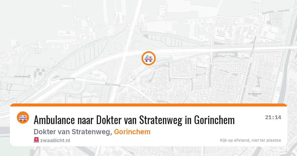 Ambulance naar Dokter van Stratenweg in Gorinchem — 27 jun 2026