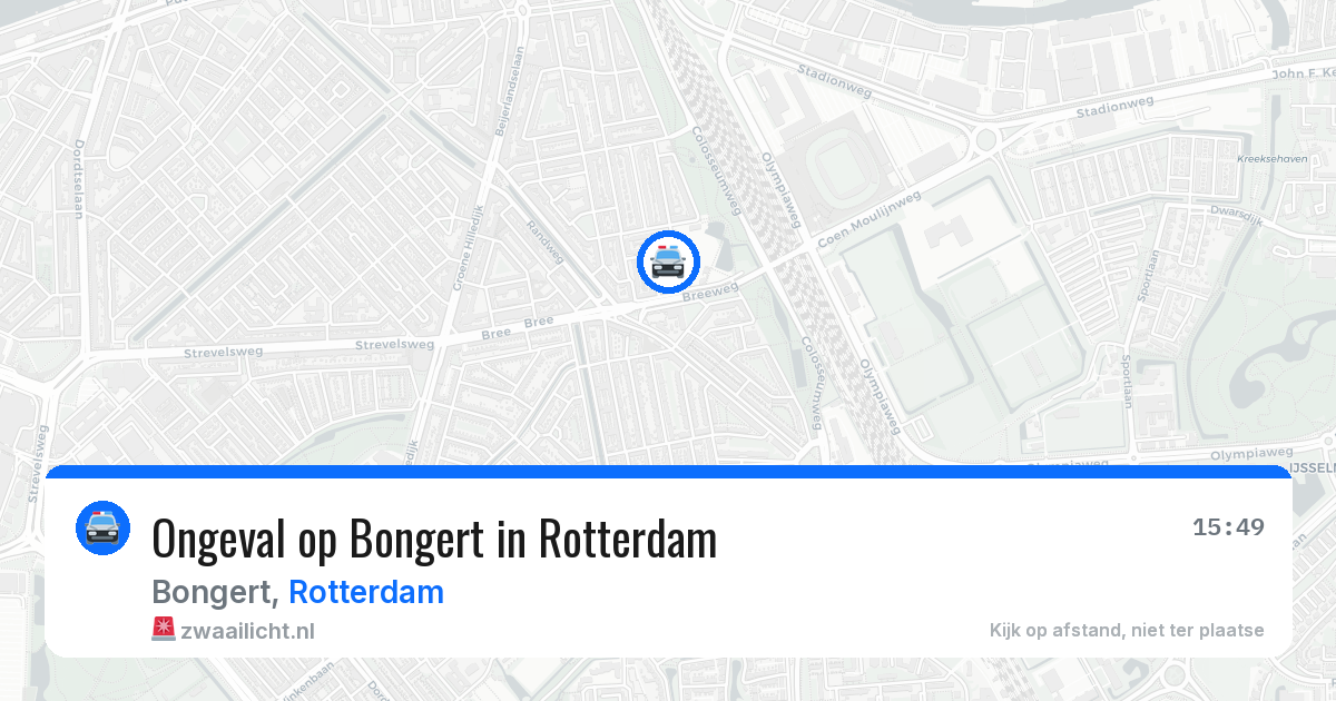 Ongeval op Bongert in Rotterdam — 7 apr 2026