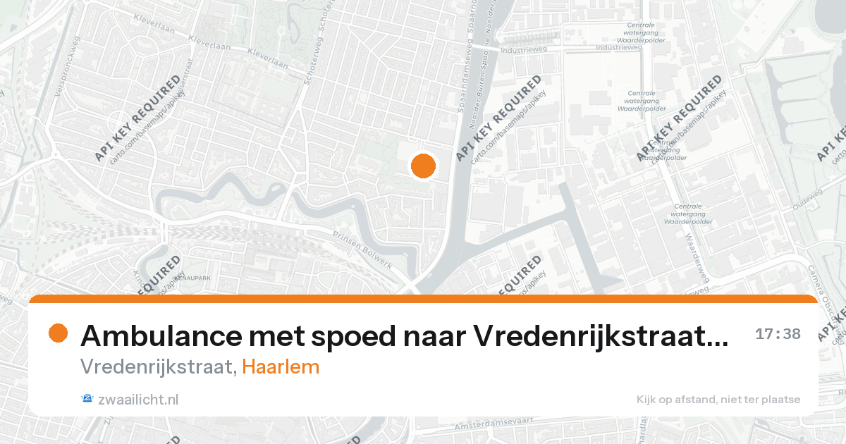 Ambulance met spoed naar Vredenrijkstraat in Haarlem — 26 aug 2026