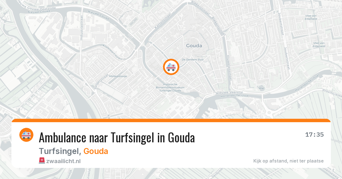 Ambulance naar Turfsingel in Gouda — 2 jul 2026