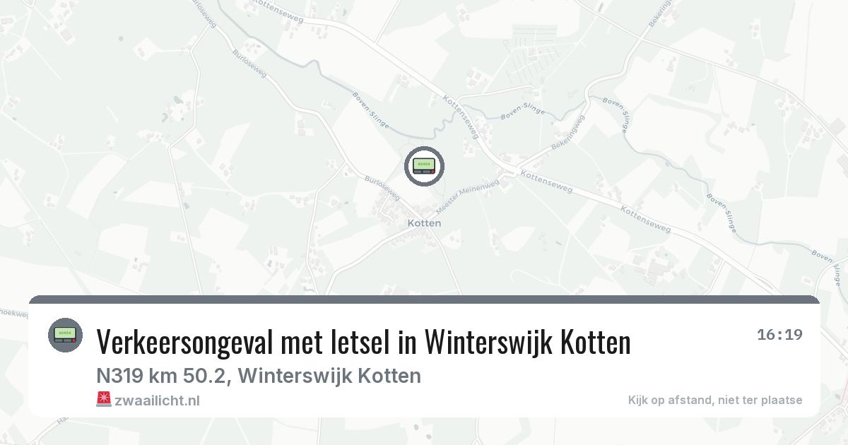 Verkeersongeval met letsel in Winterswijk Kotten — 3 jul 2026