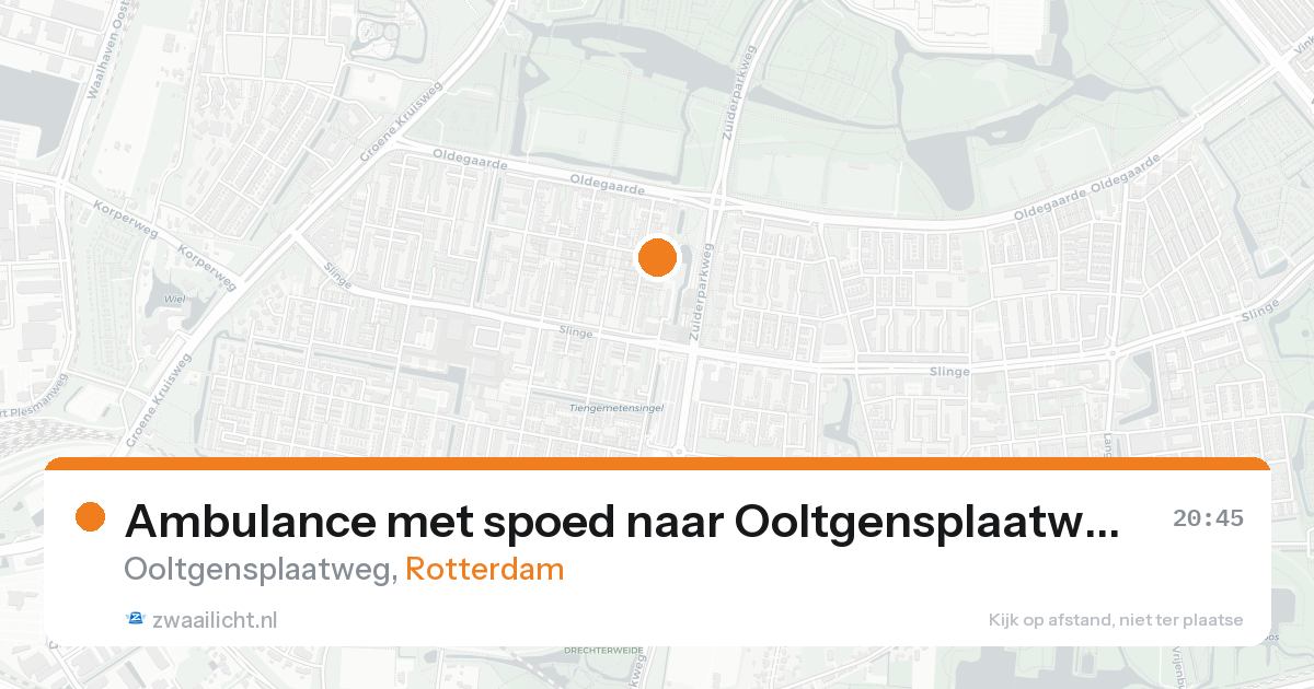 Ambulance met spoed naar Ooltgensplaatweg in Rotterdam — 7 feb 2026