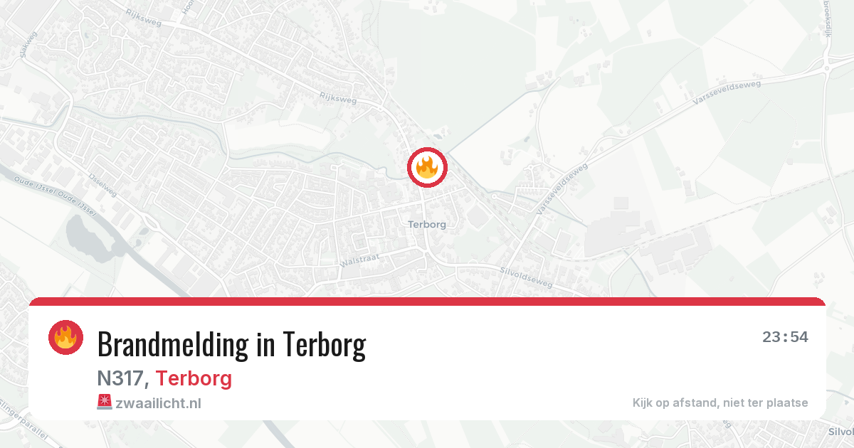 Brandmelding in Terborg — 3 jul 2026