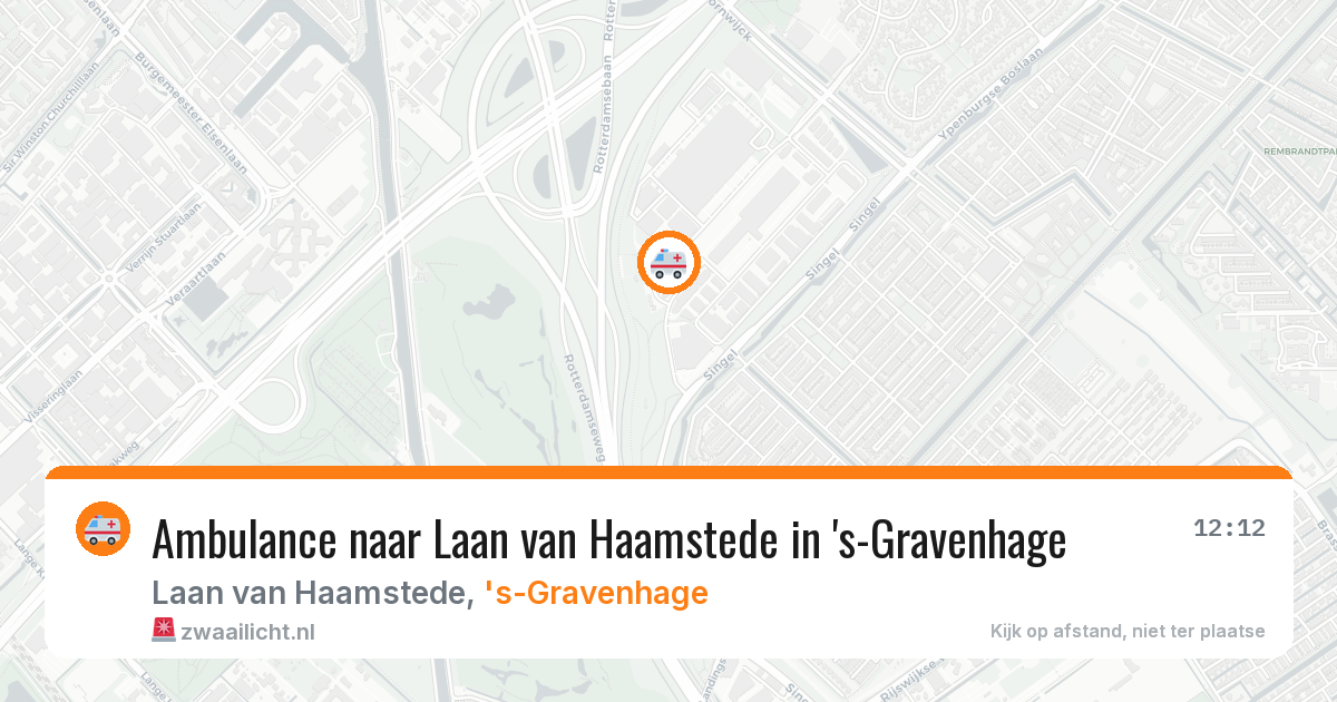 Ambulance naar Laan van Haamstede in 's-Gravenhage — 4 aug 2026