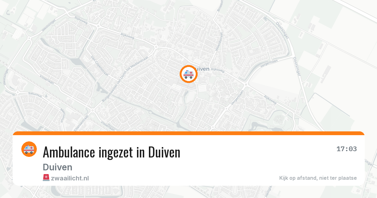 Ambulance ingezet in Duiven — 2 jun 2026