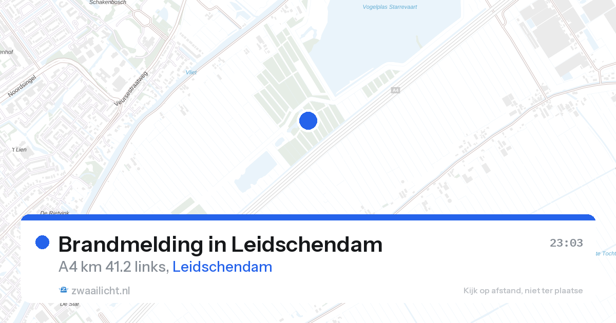 Brandmelding in Leidschendam — 27 aug 2026