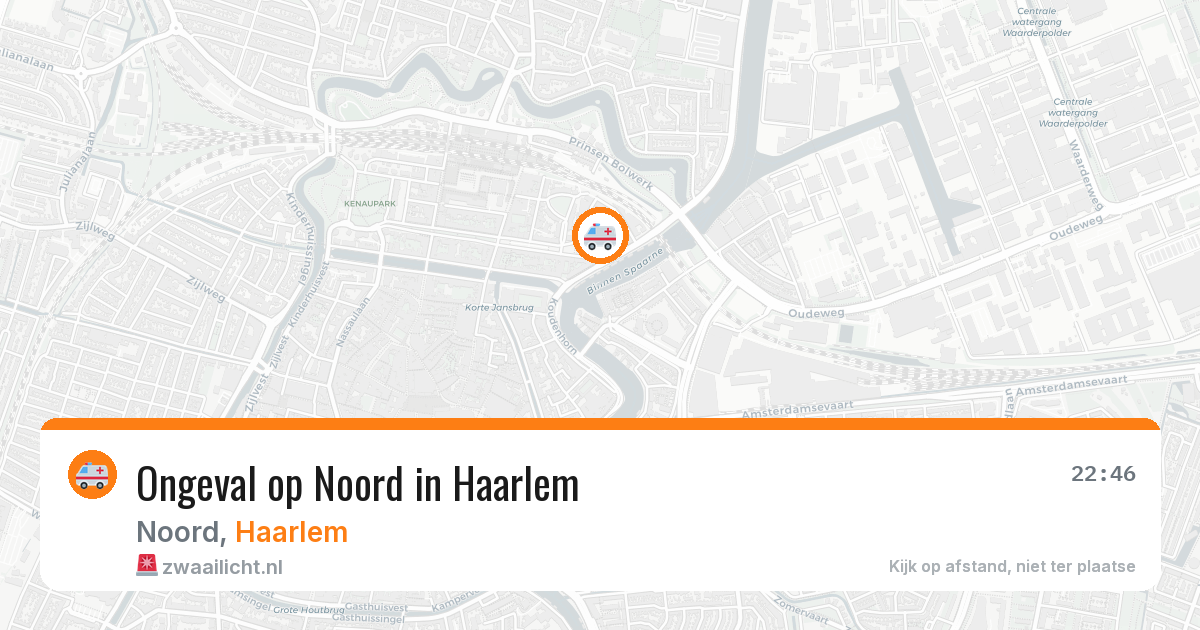 Ongeval op Noord in Haarlem — 21 feb 2026