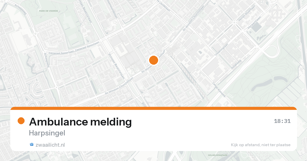 Ambulance melding — 31 jan 2026