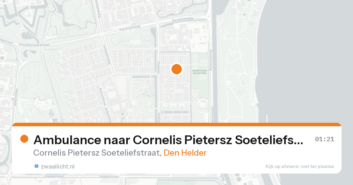 Ambulance naar Cornelis Pietersz Soeteliefstraat in Den Helder — 8 feb 2026