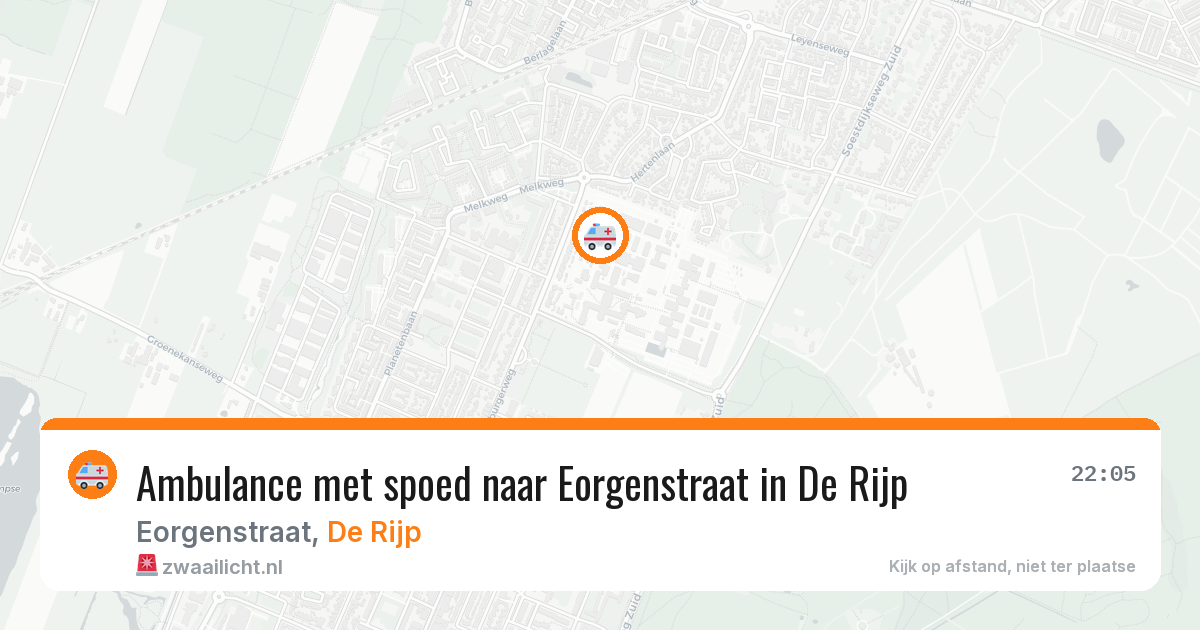 Ambulance met spoed naar Eorgenstraat in De Rijp — 2 feb 2026