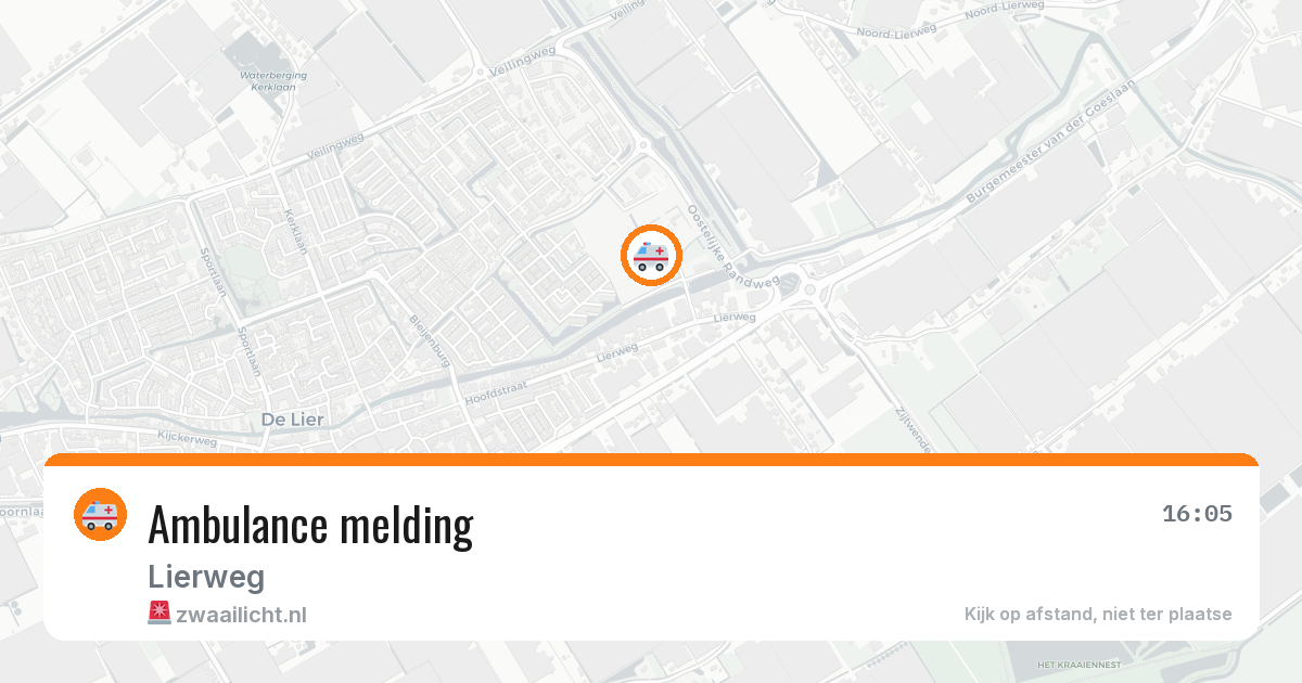 Ambulance melding — 4 apr 2026