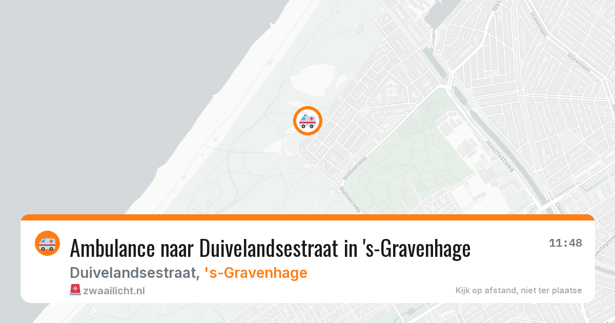 Ambulance naar Duivelandsestraat in 's-Gravenhage — 28 apr 2026