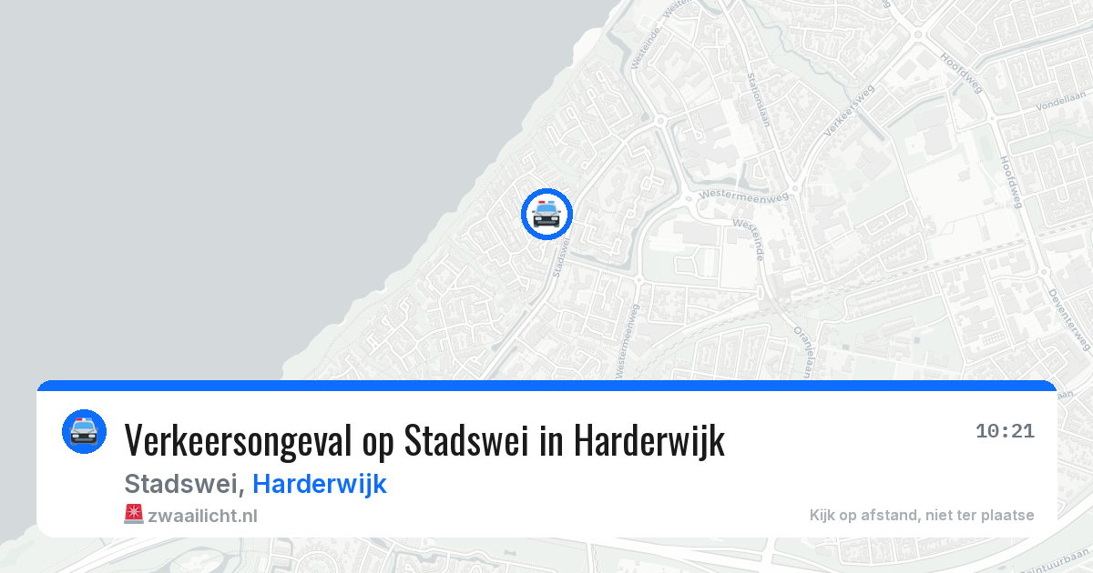 Verkeersongeval op Stadswei in Harderwijk — 25 jun 2026