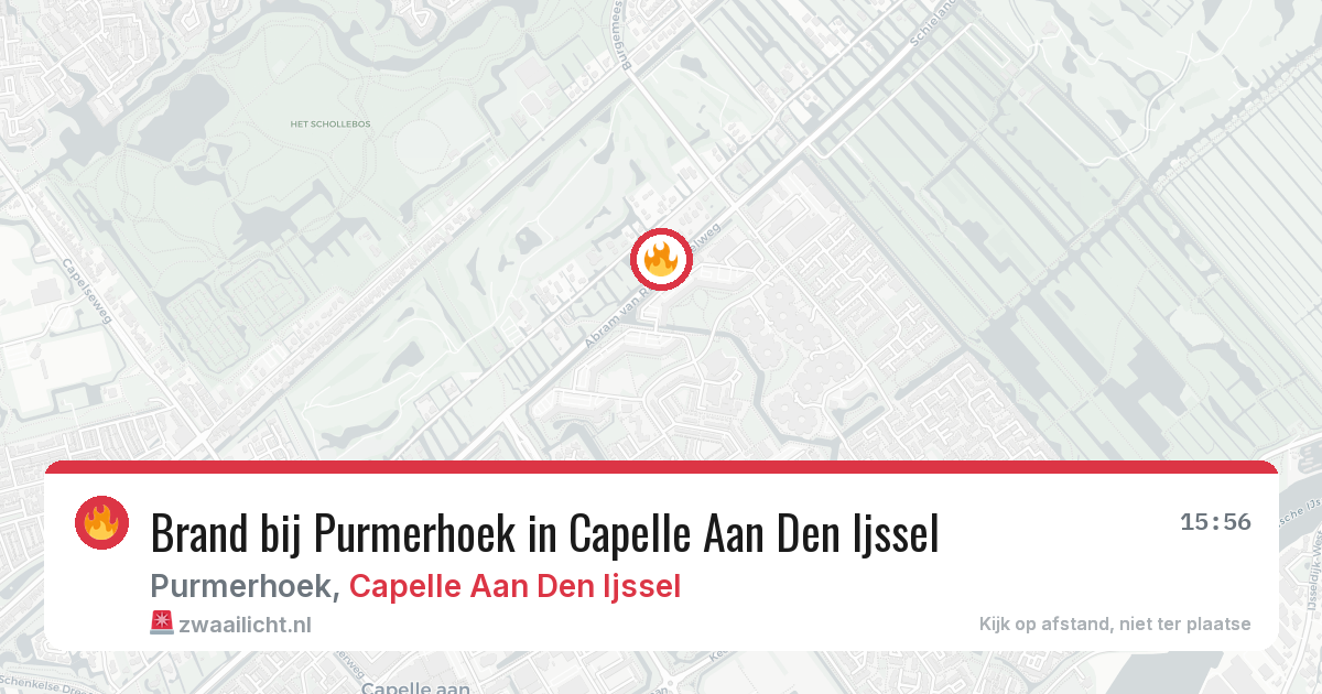 Brand bij Purmerhoek in Capelle Aan Den Ijssel — 31 mrt 2026