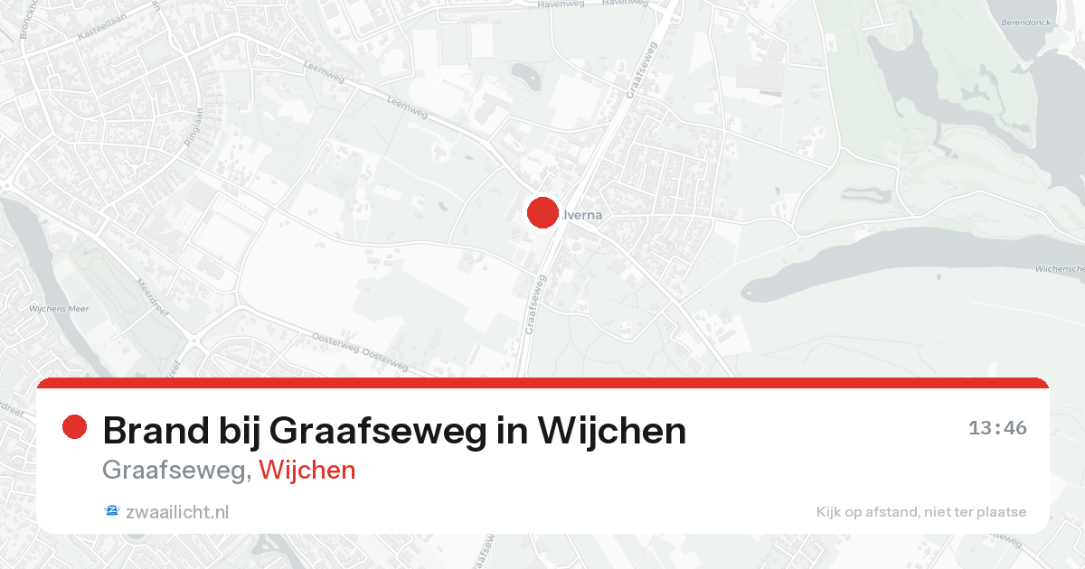 Brand bij Graafseweg in Wijchen — 24 aug 2026